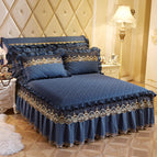 Menglian Xinyu saffierblou / 120x200 / Kussingsloop nagtafelbed
