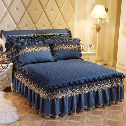 Gequilte Kantbedrok Verdik Plus Katoen Bedsprei Enkelstuk Simmons Bedoortreksel Bed Omtrek 1.8m Bed