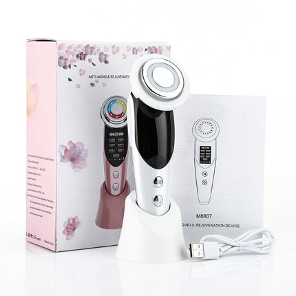 Vroue se 7-in-1 Mikro-stroom Skoonheid Suiwerende Inleier