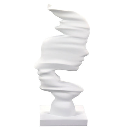 Abstract Human Head Living Room TV Cabinet Foyer Home Decor Decorative Craft