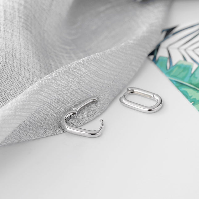 Women's Korean-style Diamond-embedded Gold-plated Ins Internet-famous Versatile Earrings