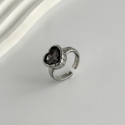 Minimalistiese Grys Diamant Geometriese Akriel Juweliersware
