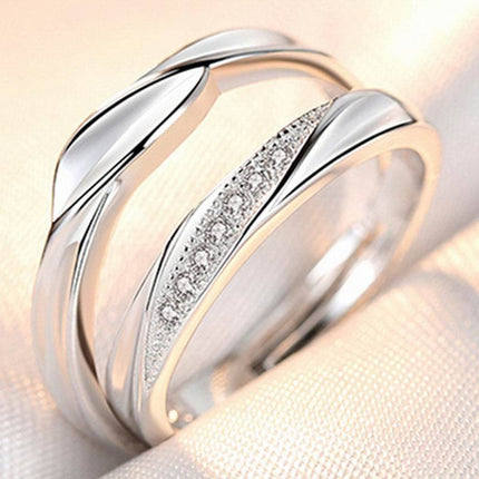 Ringe Opening Trou Simulasie Diamant Ring