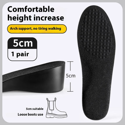 Invisible Height Increasing Insole Men's Not Tired Feet Do Not Collapse Inner Heightening Pad