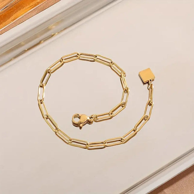 Vlekvrye Staal Nie-verbleikende Hoë-end Titaan Staal Armband