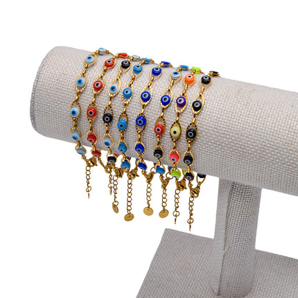 Devil Eye Gepersonaliseerde Modieuse Alles-Pas Armband