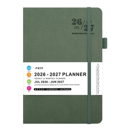 2026-2027 English Weekly Planner Notebook