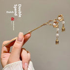 Double Lotus Tassel Gold