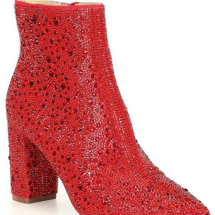 Rhinestone Puntneus Modieuse Enkelstewels