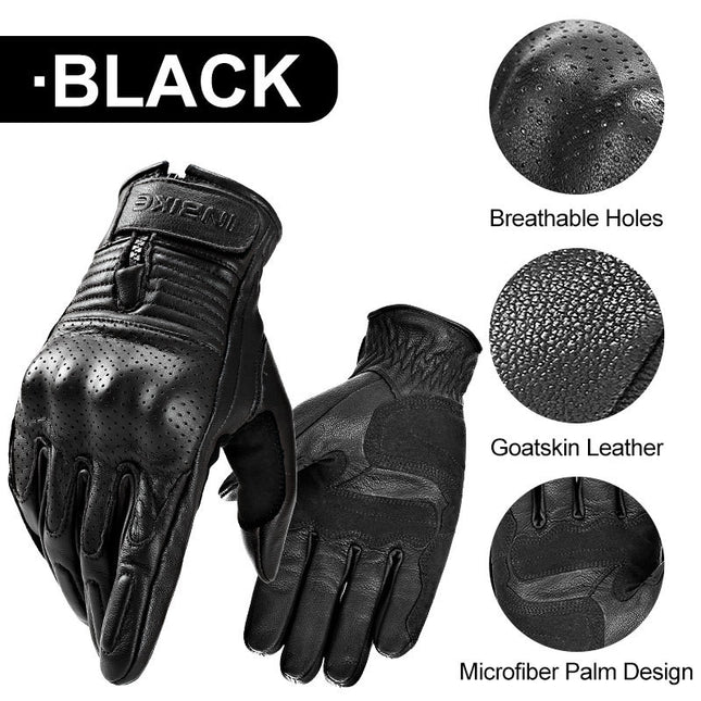 Vintage Hardshell SheepskinShockproof And Breathable  Gloves