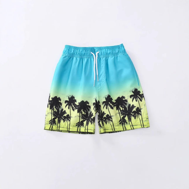Boy Loose Lace-up Adjustable Sports Shorts