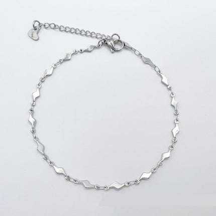 European And American Style Fashion Special-interest Stainless Steel Anklets Love Anklet Multi-style Ins
