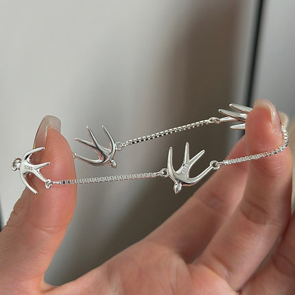 S925 Sterling Silwer Swael Armband