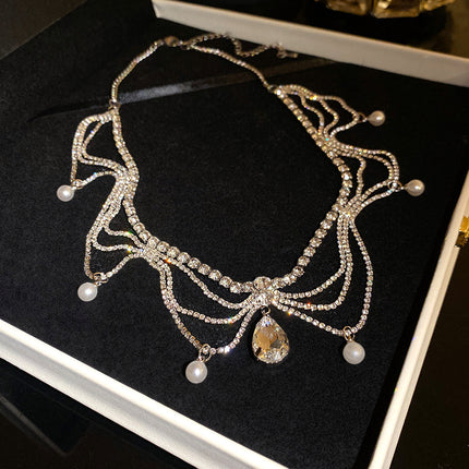 Diamantblom Kwassie-ketting Ligte Luukse Hoëgraadse Truiketting