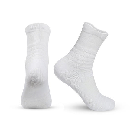 Professional Sports Running Fitness Basketball Skipping Rope Long Calf Compression Stockings Long Tube Breathable