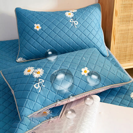 Pair Pack Waterproof Head Oil Resistant Latex Pillow Protectors
