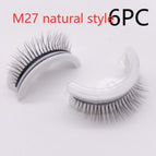 M27 natuurlike styl / PVC ronde doos / 6 STKS