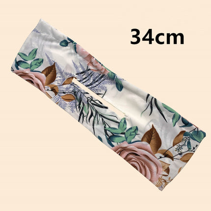 Printed Headband Hair Coiler French Vintage Bow