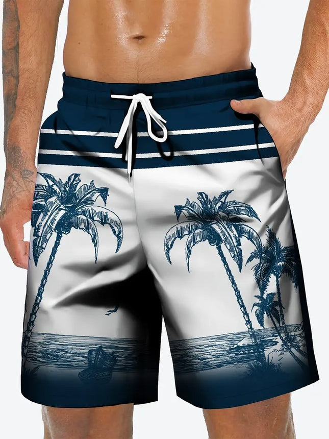 Fashion Printed Casual Men's Beach Shorts