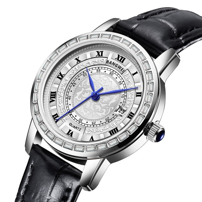 Women's Quartz Waterproof Calendar Multifunctional Fashion Sports Wrist Watch