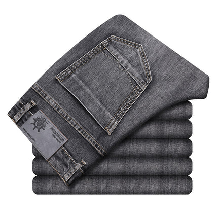 Men's Straight Stretch Casual Jeans