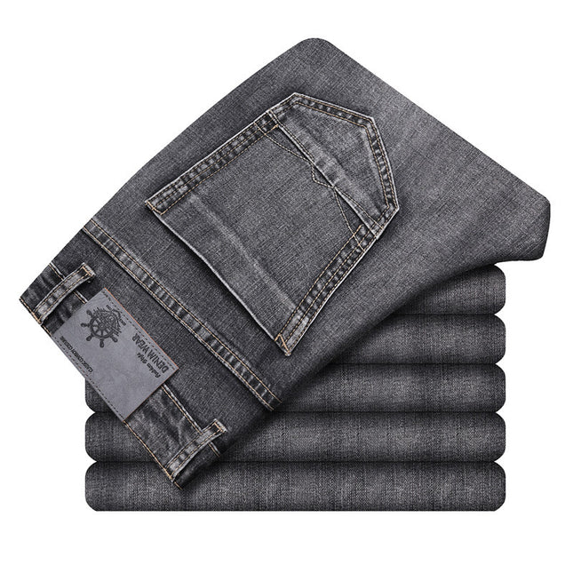 Men's Straight Stretch Casual Jeans