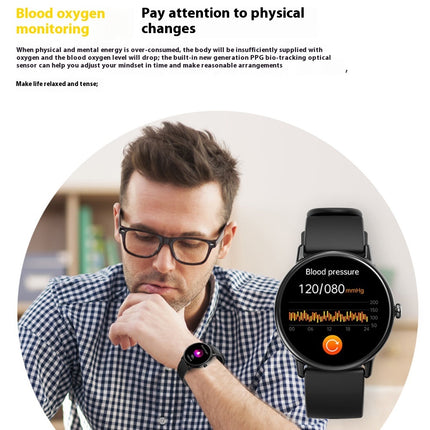 Slim Bloedglukose Hartklop Bloedsuurstofmonitering Bluetooth Oproep Sportslimhorlosie
